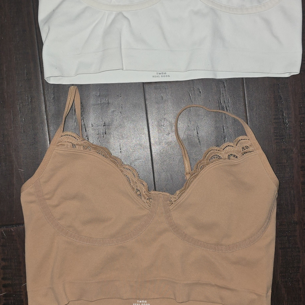 Aerie Seamless Corset Tank Top lot of 2